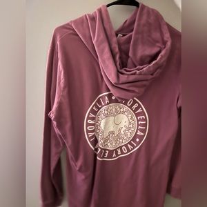 ivory ella hooded long sleeve